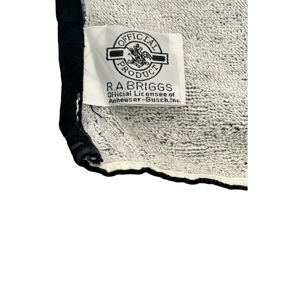 Vintage Anheuser Busch BUD LIGHT Beach Towel Beer Neon Gimme A Light Summer 1988 - Picture 8 of 12